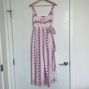 Oliphant maxi wrap dress, size small